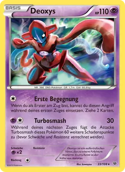 Deoxys, Karte 33 aus Drachenleuchten