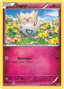 Togepi, Karte 43 aus Drachenleuchten