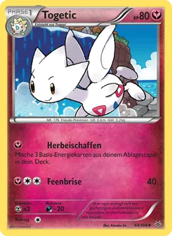 Togetic, Karte 44 aus Drachenleuchten