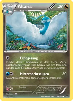Altaria, Karte 53 aus Drachenleuchten