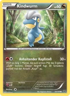 Kindwurm, Karte 54 aus Drachenleuchten