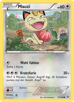 Mauzi, Karte 67 aus Drachenleuchten