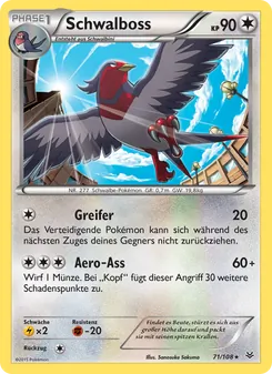 Schwalboss, Karte 71 aus Drachenleuchten
