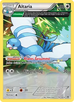 Altaria, Karte 74 aus Drachenleuchten