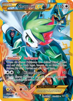 Shaymin EX, Karte 77a aus Drachenleuchten