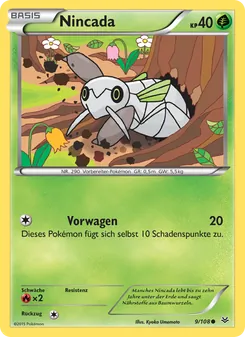 Nincada, Karte 9 aus Drachenleuchten