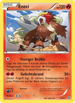 Entei, Karte 14 aus Ewiger Anfang