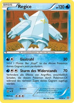 Regice, Karte 24 aus Ewiger Anfang