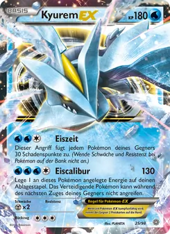 Kyurem EX, Karte 25 aus Ewiger Anfang