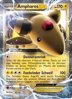 Ampharos EX, Karte 27 aus Ewiger Anfang