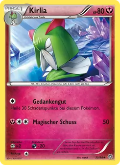 Kirlia, Karte 53 aus Ewiger Anfang