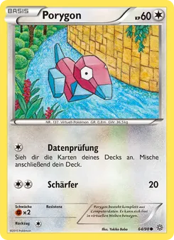 Porygon, Karte 64 aus Ewiger Anfang