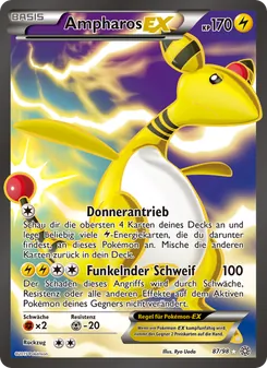 Ampharos EX, Karte 87 aus Ewiger Anfang