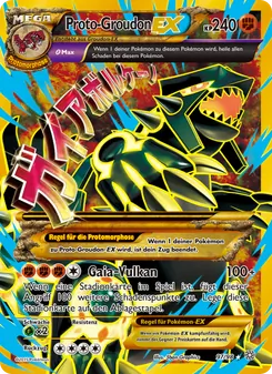 Proto-Groudon EX, Karte 97 aus Ewiger Anfang