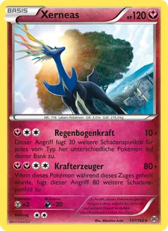 Xerneas, Karte 107 aus TURBOstart