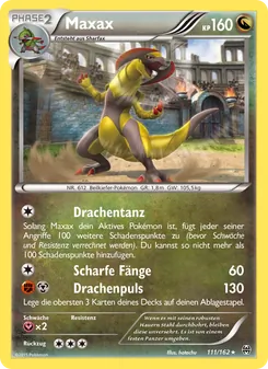 Maxax, Karte 111 aus TURBOstart