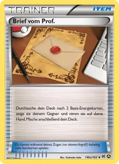 Brief vom Prof., Karte 146 aus TURBOstart