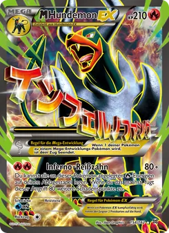 M-Hundemon EX, Karte 154 aus TURBOstart