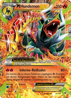 M-Hundemon EX, Karte 22 aus TURBOstart