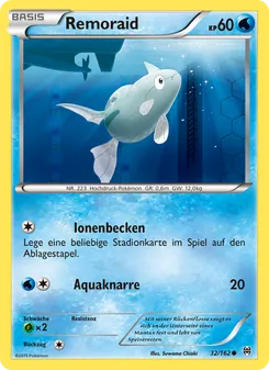 Remoraid, Karte 32 aus TURBOstart