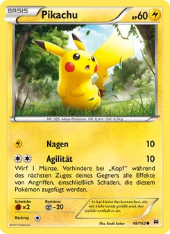 Pikachu, Karte 48 aus TURBOstart