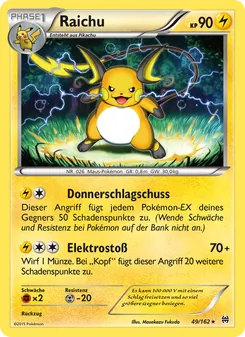 Raichu, Karte 49 aus TURBOstart
