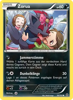 Zorua, Karte 90 aus TURBOstart