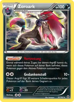 Zoroark, Karte 91 aus TURBOstart