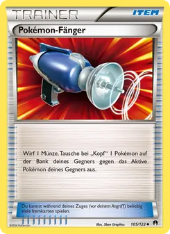 Pokémon-Fänger, Karte 105 aus TURBOfieber