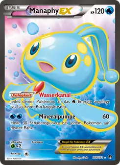 Manaphy EX, Karte 116 aus TURBOfieber