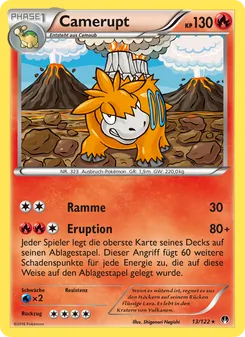 Camerupt, Karte 13 aus TURBOfieber