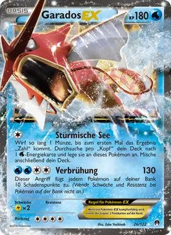 Garados EX, Karte 26 aus TURBOfieber
