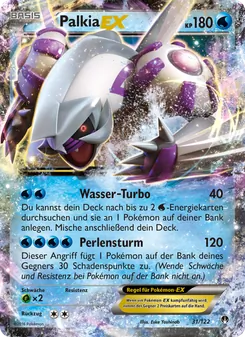 Palkia EX, Karte 31 aus TURBOfieber