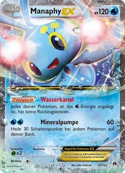 Manaphy EX, Karte 32 aus TURBOfieber