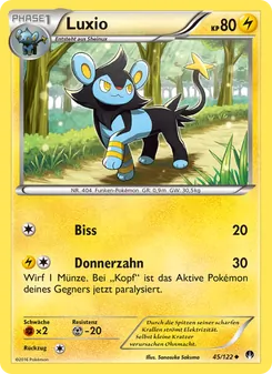 Luxio, Karte 45 aus TURBOfieber