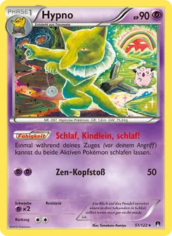 Hypno, Karte 51 aus TURBOfieber