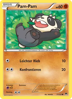 Pam-Pam, Karte 71 aus TURBOfieber