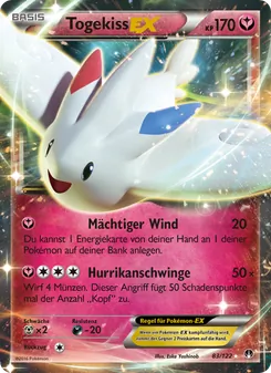 Togekiss EX, Karte 83 aus TURBOfieber