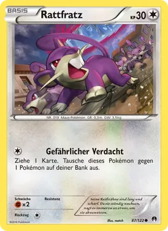 Rattfratz, Karte 87 aus TURBOfieber