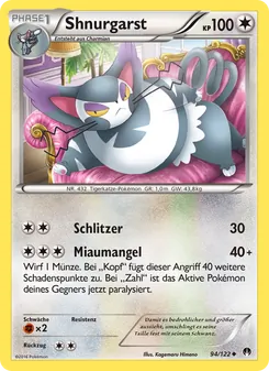 Shnurgarst, Karte 94 aus TURBOfieber