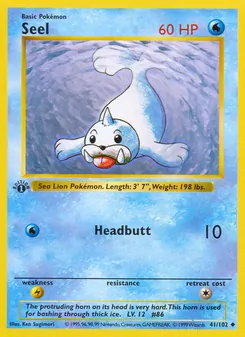 Seel, card 41 from Base Set