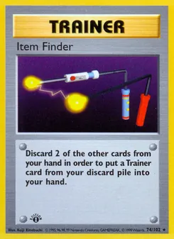 Item Finder, card 74 from Base Set