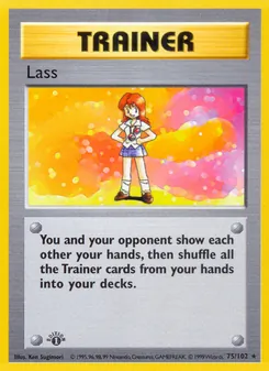 Lass, card 75 from Base Set