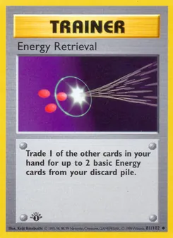 Energy Retrieval, card 81 from Base Set
