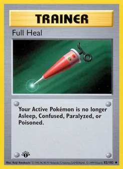 Full Heal, card 82 from Base Set