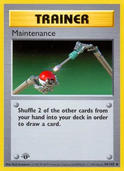 Maintenance, card 83 from Base Set