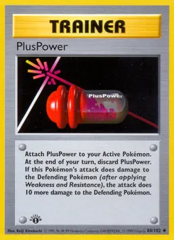 PlusPower, card 84 from Base Set