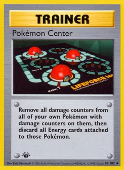 Pokémon Center, card 85 from Base Set