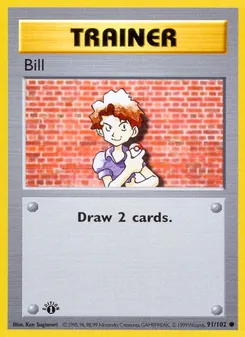 Bill, card 91 from Base Set