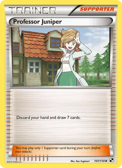Professor Juniper, card 101 from Black & White